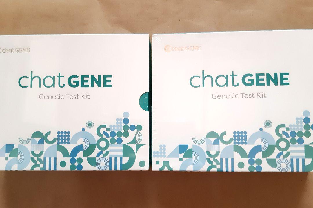 chatGENE 遺伝子検査キット 、、(2箱) （自分を知るきっかけに