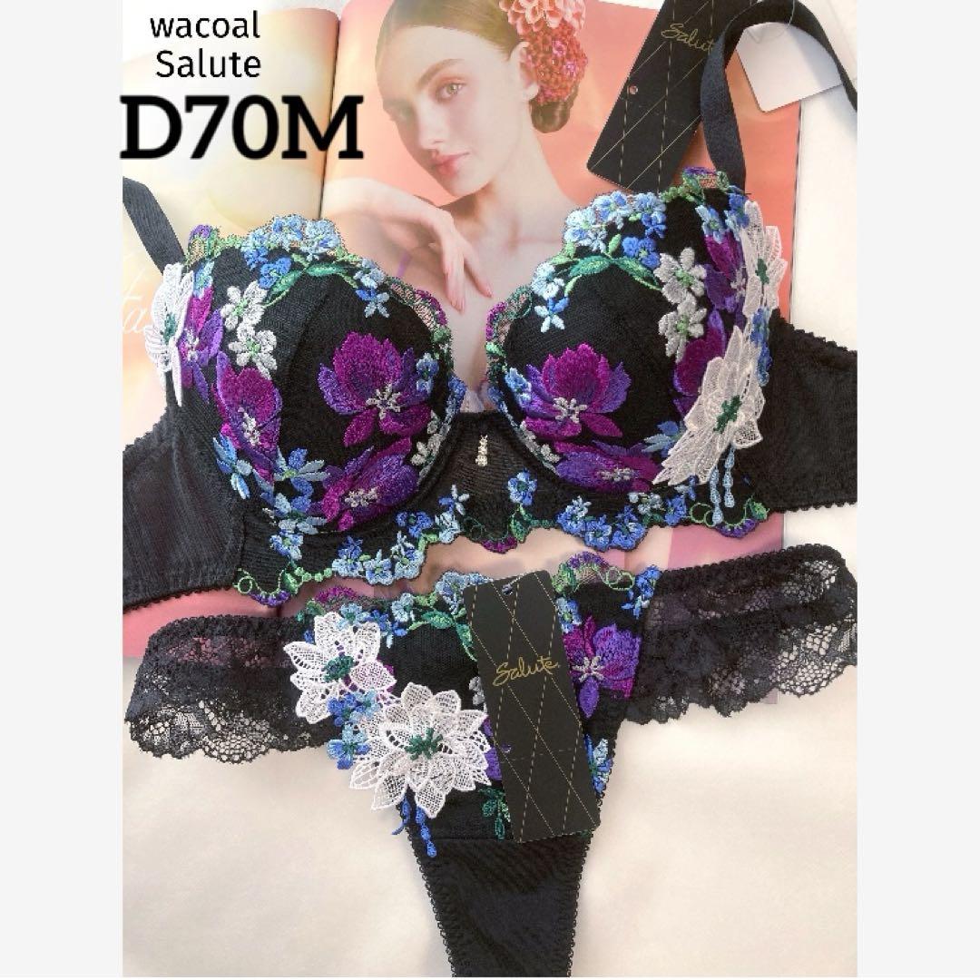 新品タグ付】 ワコールSalute・ちはやふる・81g・BL・D70M（楽天