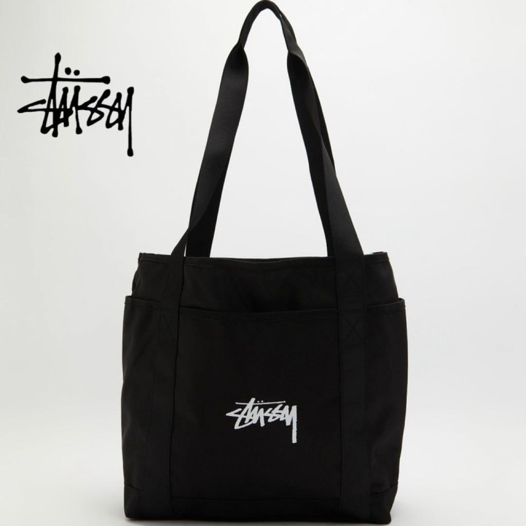 STUSSY ステューシー トートバッグ 黒 新品（STUSSY