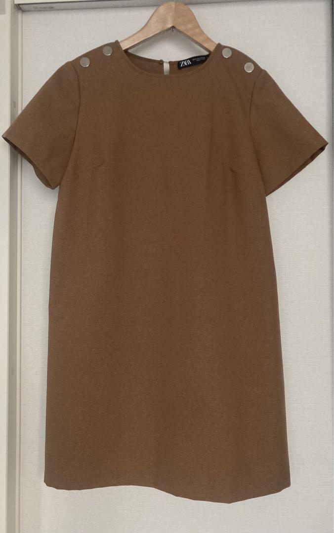 【ZARA】半袖ミニワンピース 2121/023/811 ZARA】半袖ミニワンピース 2121/023/811 (ZARA/ワンピース) 2121