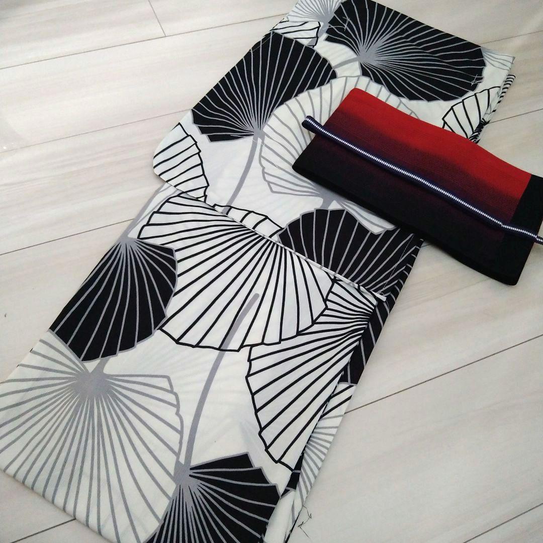 ラスト♪新品☆呉服屋♪クール吸水速乾！大人モダン上品な夏着物