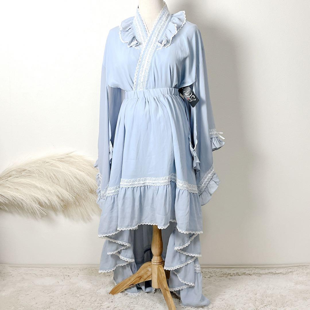 新品 DearMyLove 夢展望 はしごレースフリルロリータ