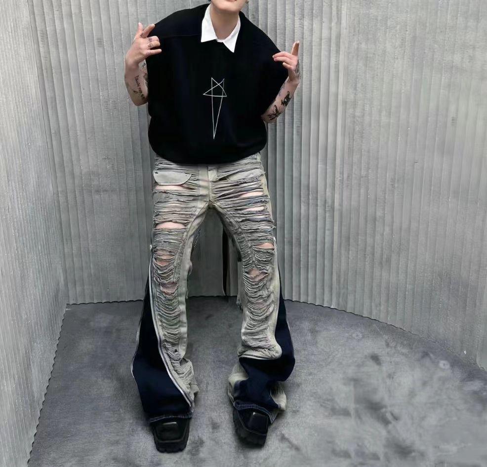 Rick Owens バイアスブーツカットbolan banana デニムパンツ