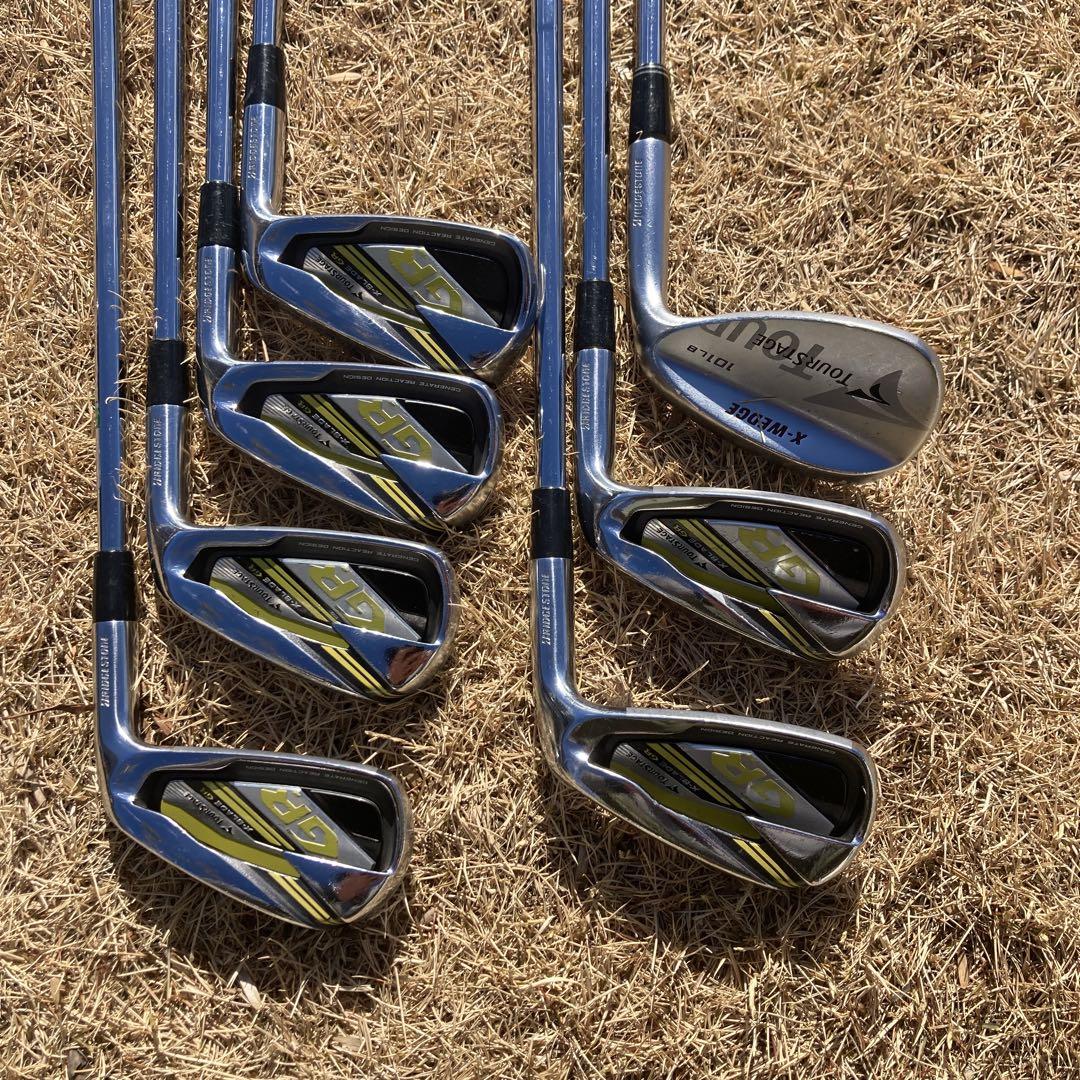 BRIDGESTONE X-BLADE GRアイアン 5番〜PW ウェッジ付7本