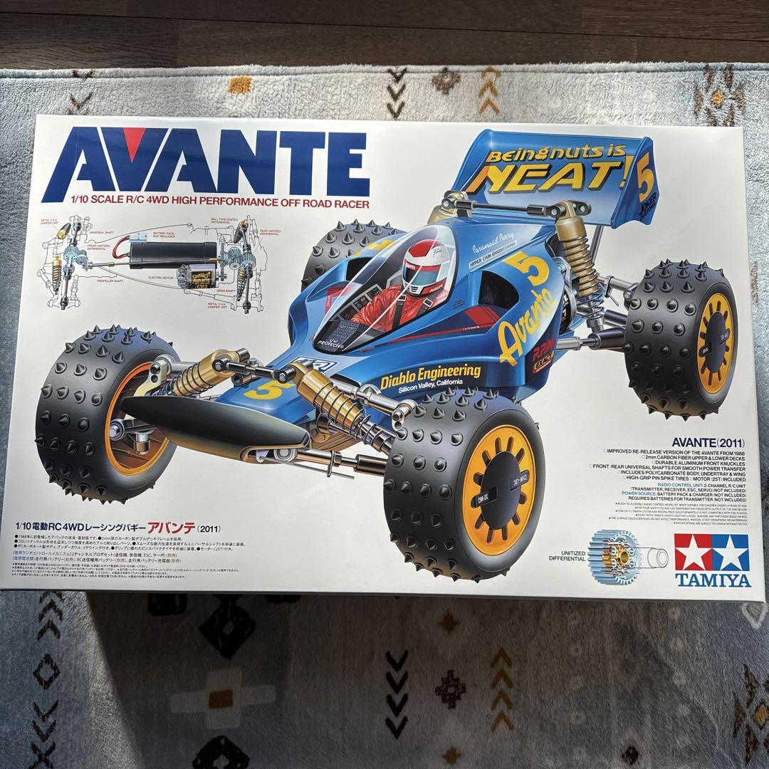 TAMIYA1/10RC アバンテ AVANTEボディー タミヤ 電動RCカーシリーズ 1/10RC 4WDレーシングバギー