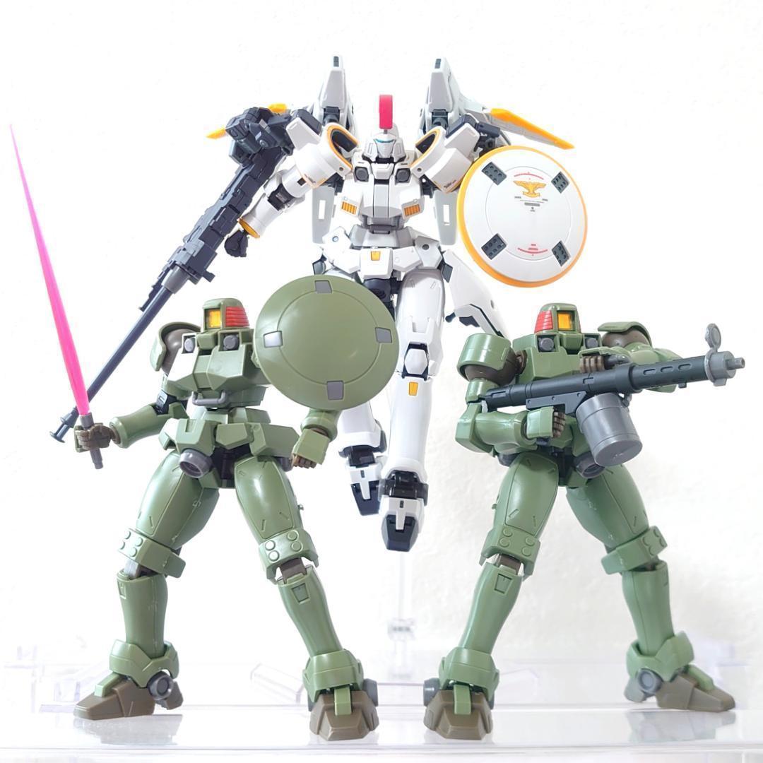 新機動戦記ガンダムＷ RGトールギス＋HGACリーオー2体 組立済完成品セット 新機動戦記ガンダムW RGトールギス＋HGACリーオー2体 組立済