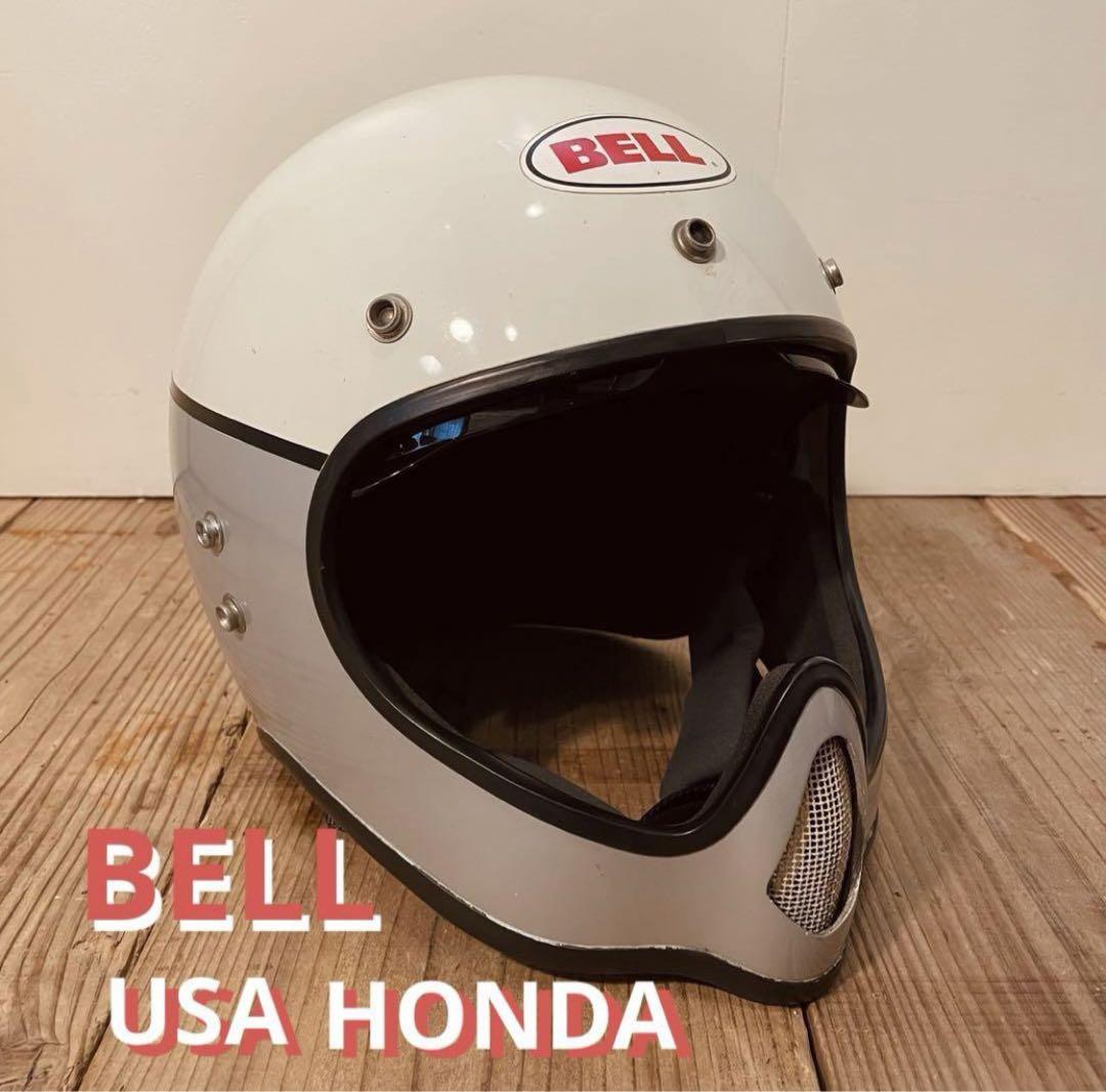 BELL MOTOSTAR ビンテージ ビンテージ70's○BELL MOTO STAR バイザー付きフルフェイス
