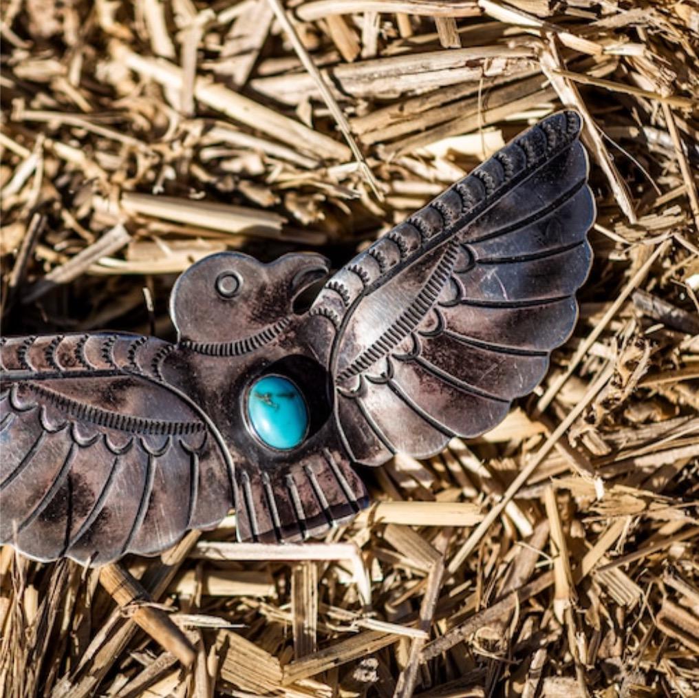1930s Navajo Thunderbird Brooch （1940-1950s】ナバホ