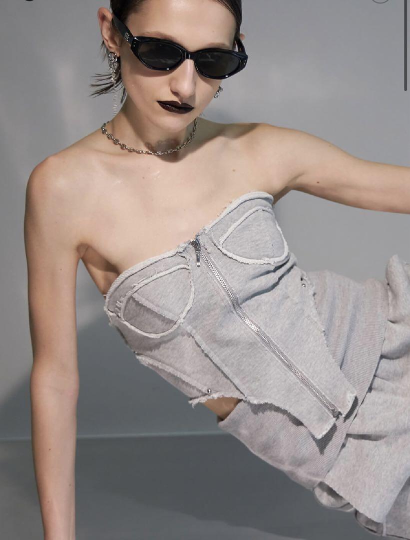 jose moon SWEAT BUSTIER/スウェットビスチェ SWEAT BUSTIER(36 WHITE): TOPSjosemoon