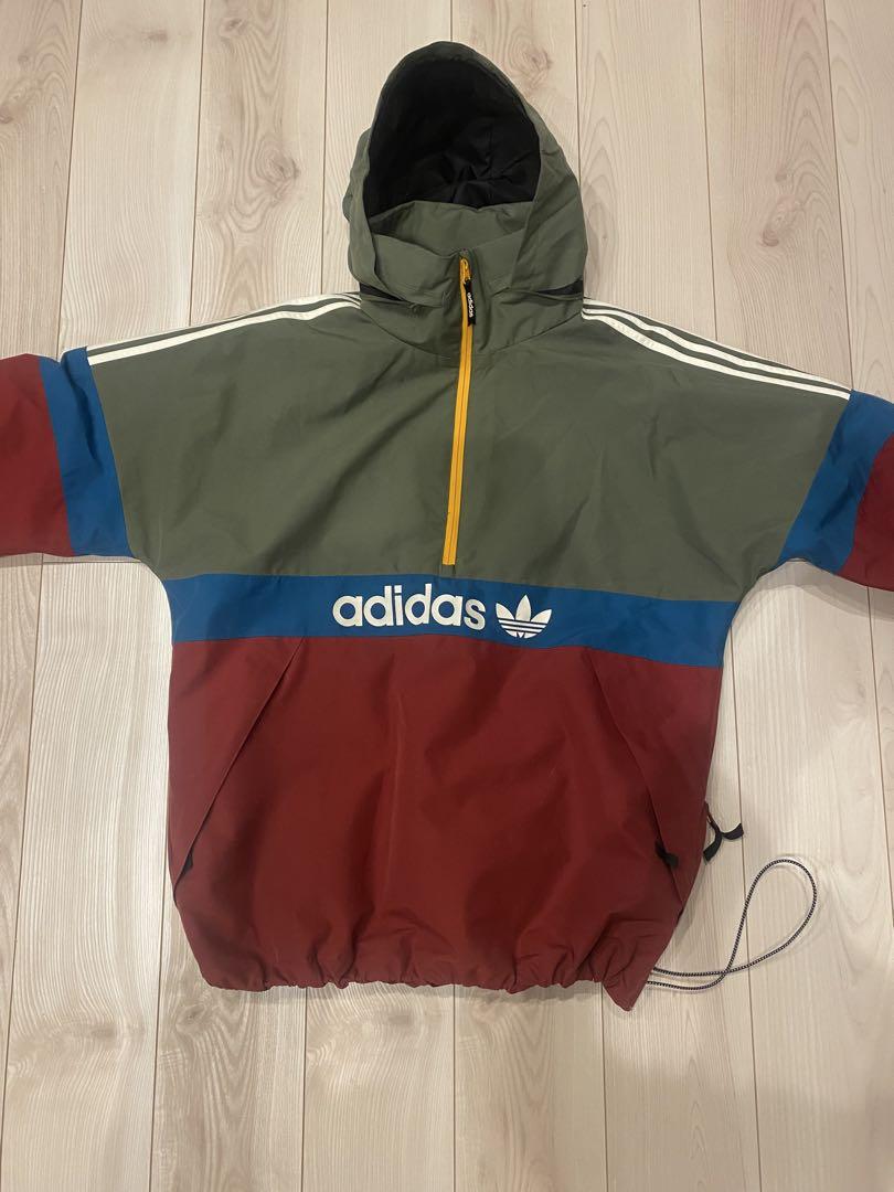 adidas アディダス つなぎ スノーボードウェア adidas - adidas Originals スノーボードウエア つなぎ 黒×白