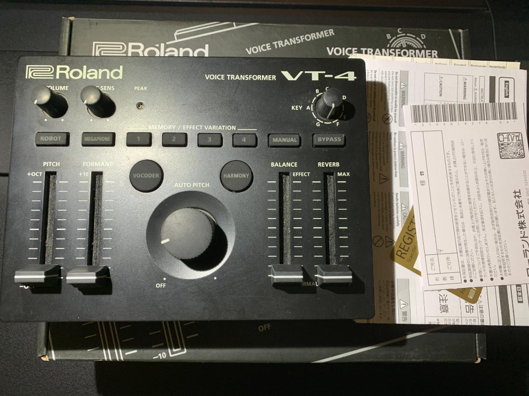 Roland VT-4 ボイストランスフォーマー（中古、念のためジャンク扱い） Roland VT-4 ボイストランスフォーマー（中古、ジャンク扱い
