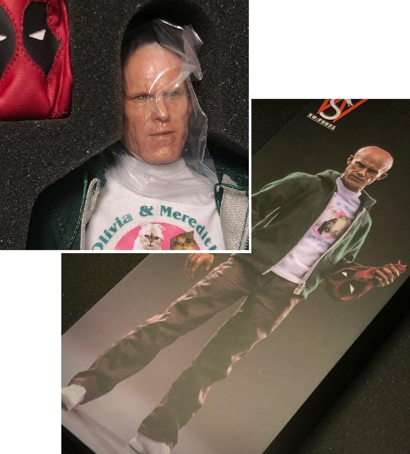 1/6 デッドプール ウェイド 風 フィギュア ヘッド マスク