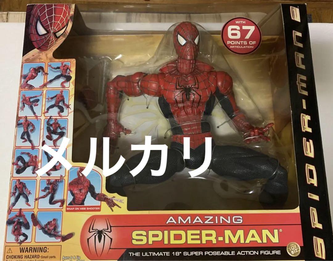 TOYBIZ 18インチ アメイジング スパイダーマン フィギュア ハピネット TOYBIZ 18インチ アメイジング スパイダーマン - RAVERS CAGE