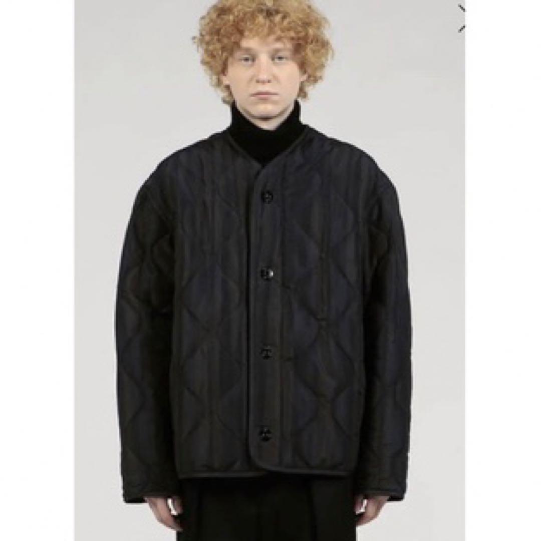 2021ss OAMC COMBAT LINER JACKET XS 値下不可 OAMC (オーエーエムシー) キルティング ノーカラー ジャケット