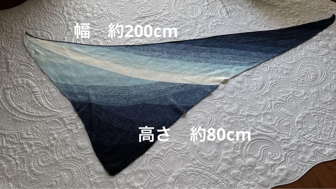 ウーリーハグズ ボッベルコットン 大判ショール ハンドメイド