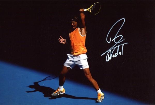 ラファエル ナダル選手サイン入り写真 ラファエル・ナダル 直筆サイン入りフォト（テニス選手選手