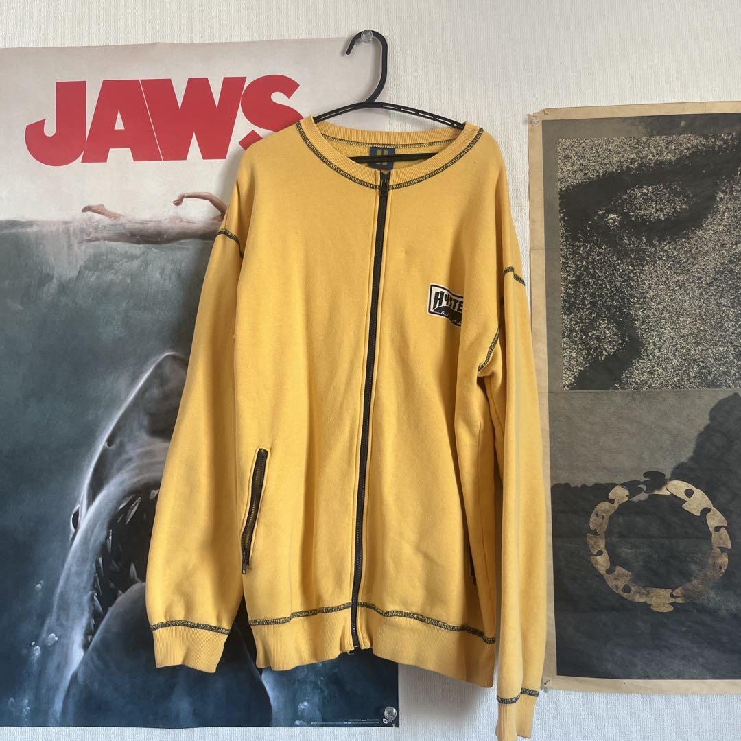 HYSTERIC GLAMOUR イエロー ジップアップパーカー （HYSTERIC