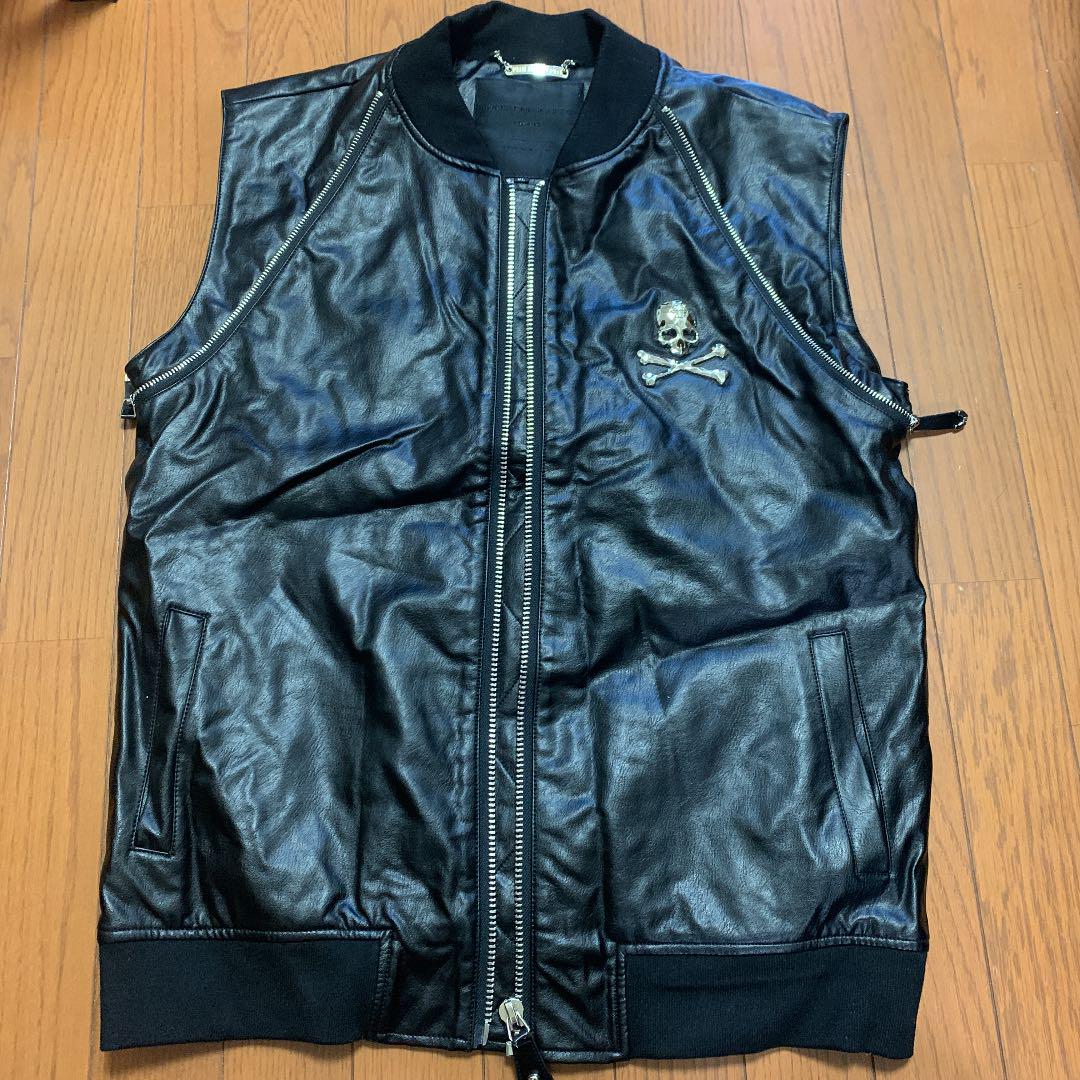 Schott レザーベスト Schott N.Y.C ベスト ジレ Schott/ショット/LEATHER PADDING