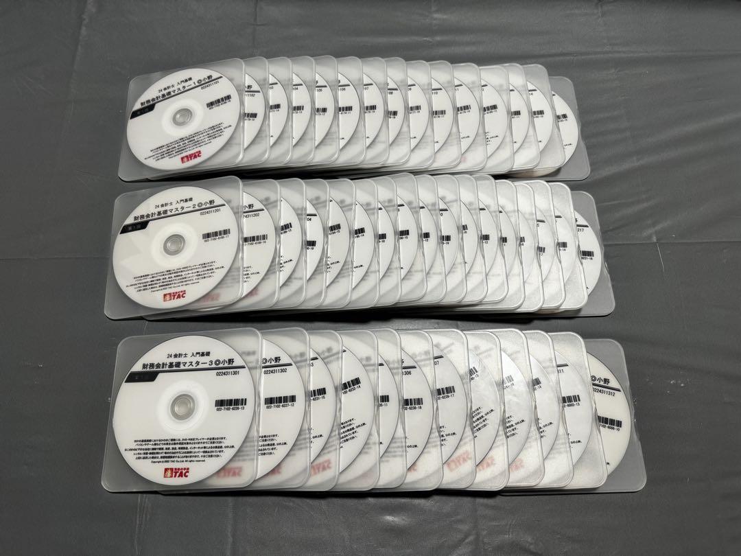 TAC 公認会計士 2024年目標 DVDのみ （トレーニング】サクセス