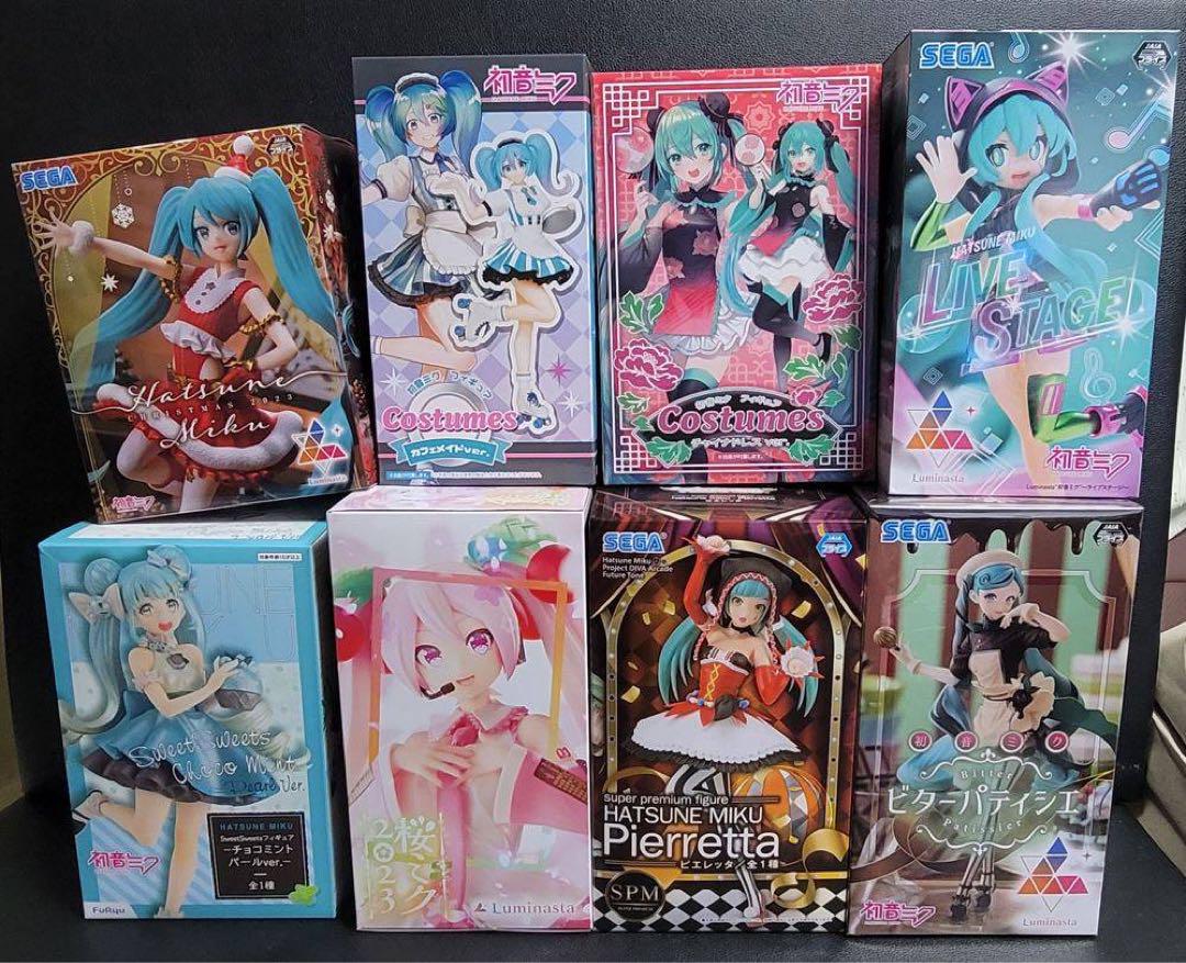 初音ミク　フィギュア　まとめ売り　4個セット 初音ミクフィギアいろいろセット （初音ミクフィギュアセット