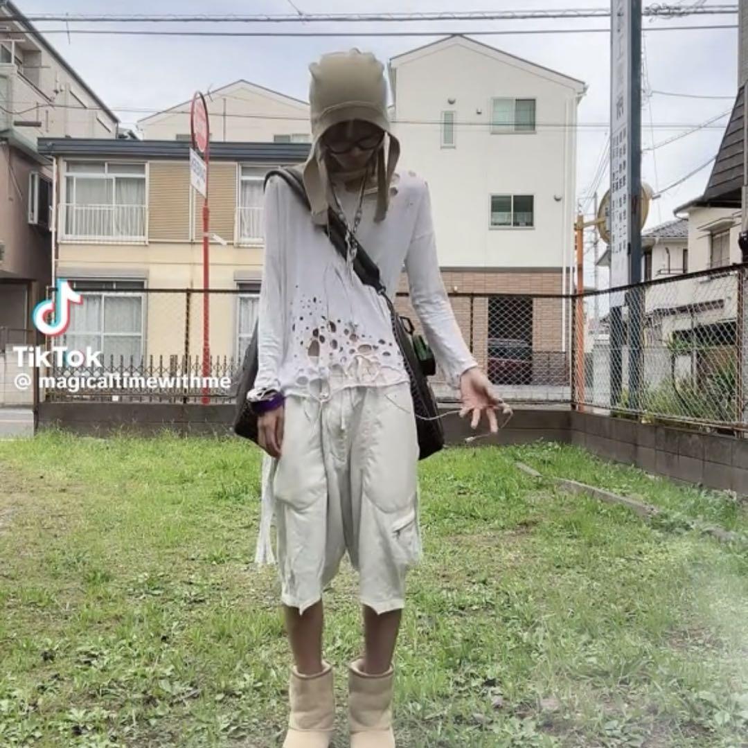 Julius sample サルエル ハーフパンツ カゲヤマユウゾウ