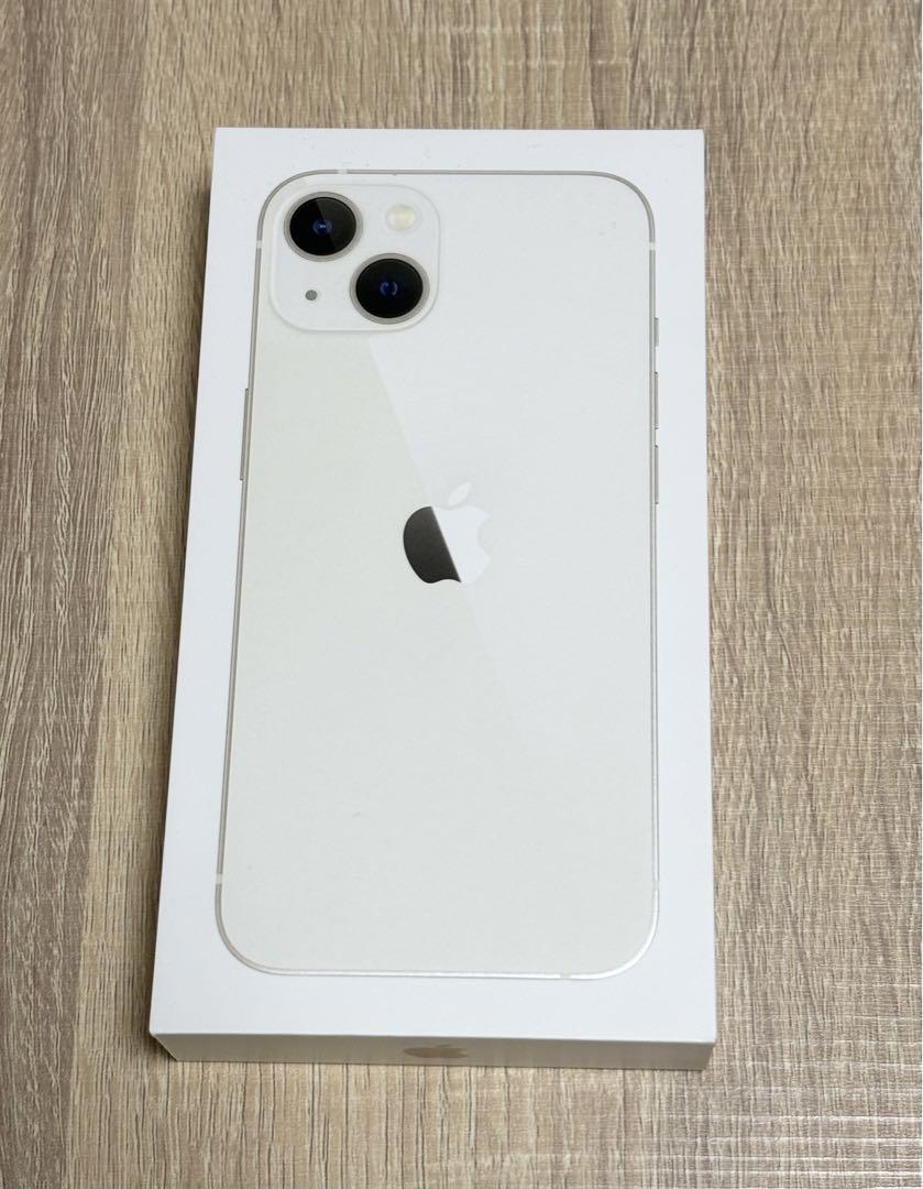 Apple iPhone 13 ホワイト 本体 化粧箱、充電ケーブル付属 Apple iPhone 13 化粧箱 充電ケーブル付き （iPhone13 ホワイト