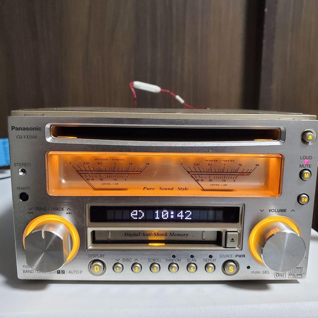 Panasonic CQ-VX5500 美品 Yahoo!オークション -「panasonic cq-vx5500」の落札相場・落札価格