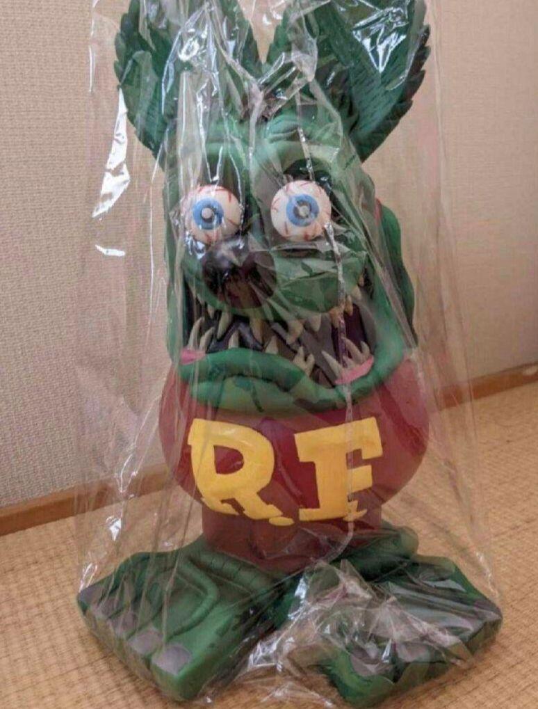 ラットフィンク RATFINK フィギュア ビッグ 大 ガレージ ホットロッド ラットフィンク フォード モデルB フィギュア 限定 キャラクター
