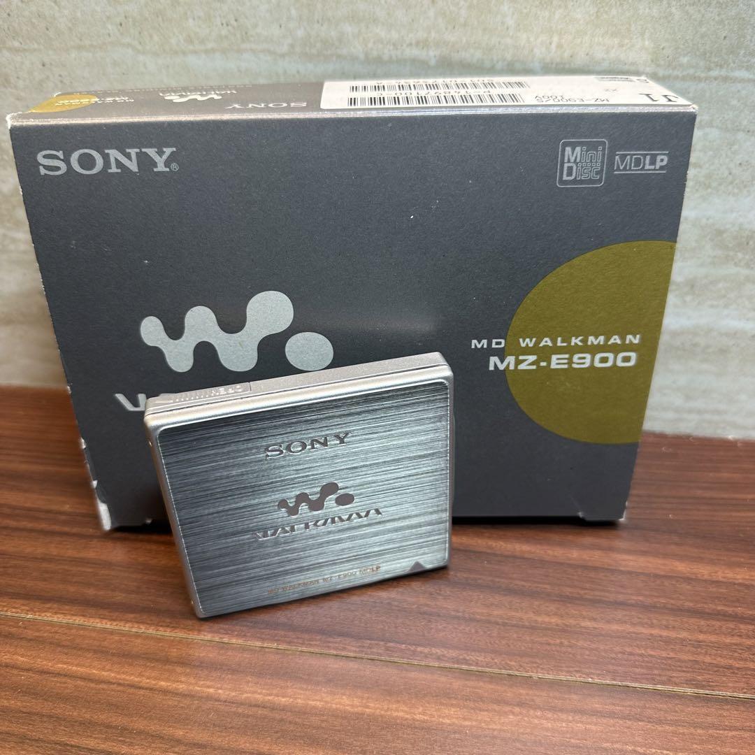 ソニーポータブルMDプレイヤー MZ-E900 ☆ジャンク SONY MZ-E900 ソニー MDウォークマン 動作未確認 ジャンク(録音