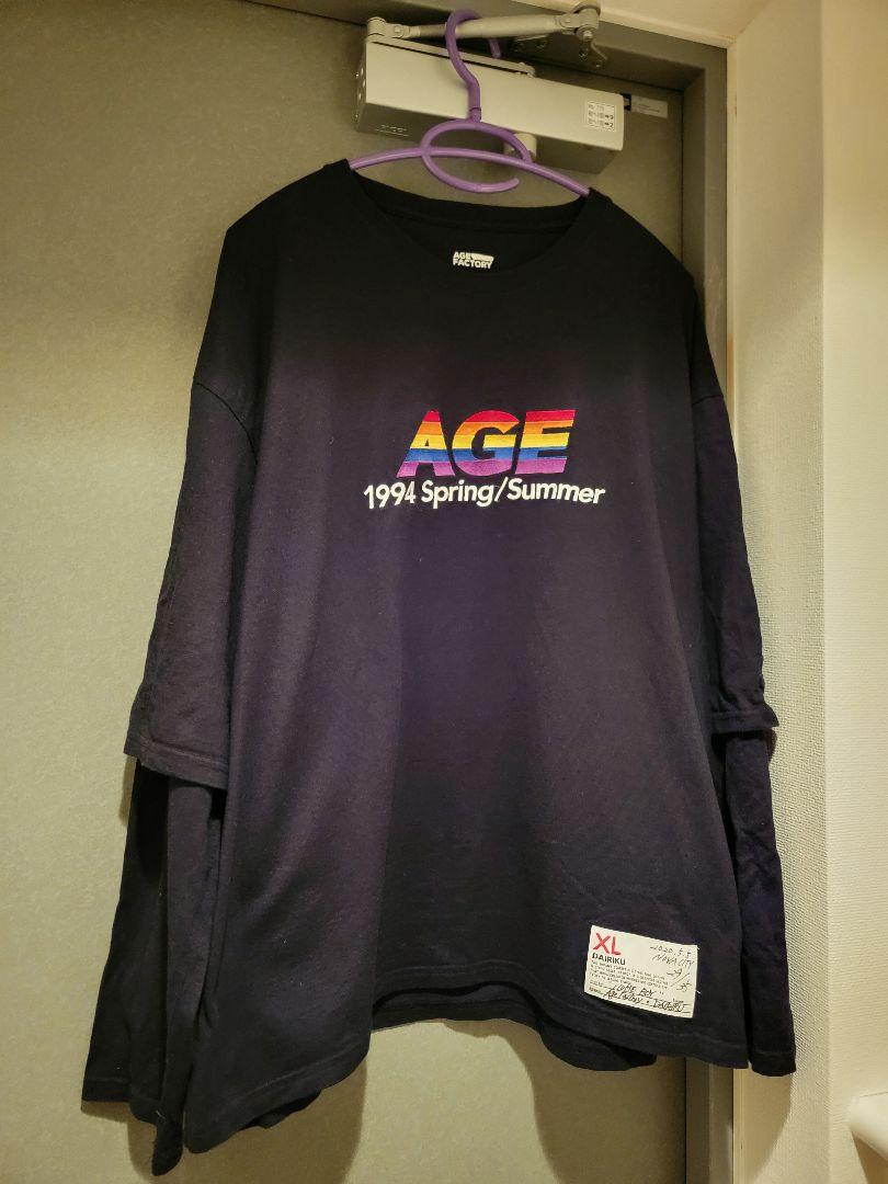 35着限定】 DAIRIKU × Age Factory 刺繍Tシャツ（35着限定
