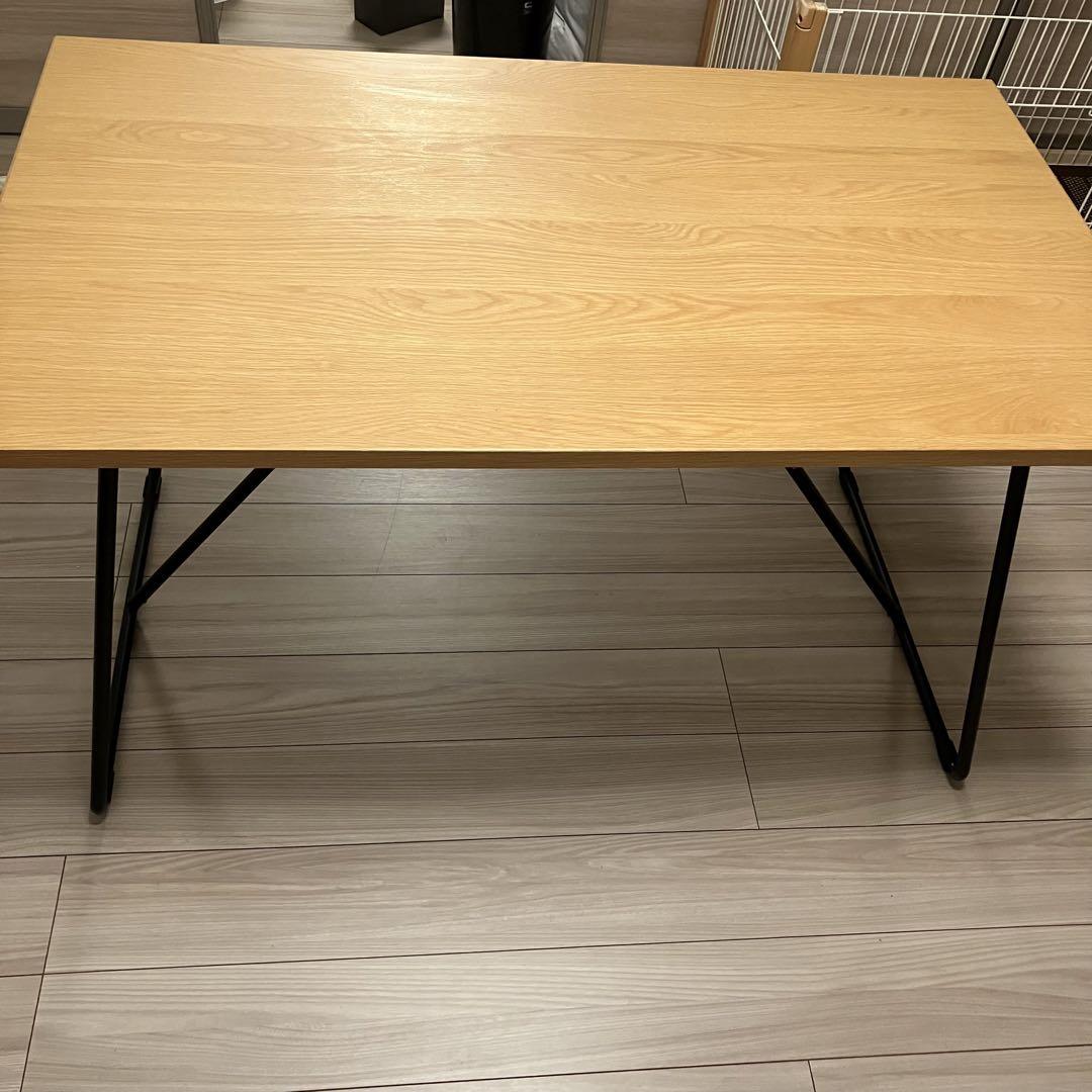無印良品 折りたたみテーブル・幅120cm・オーク材 （MUJI