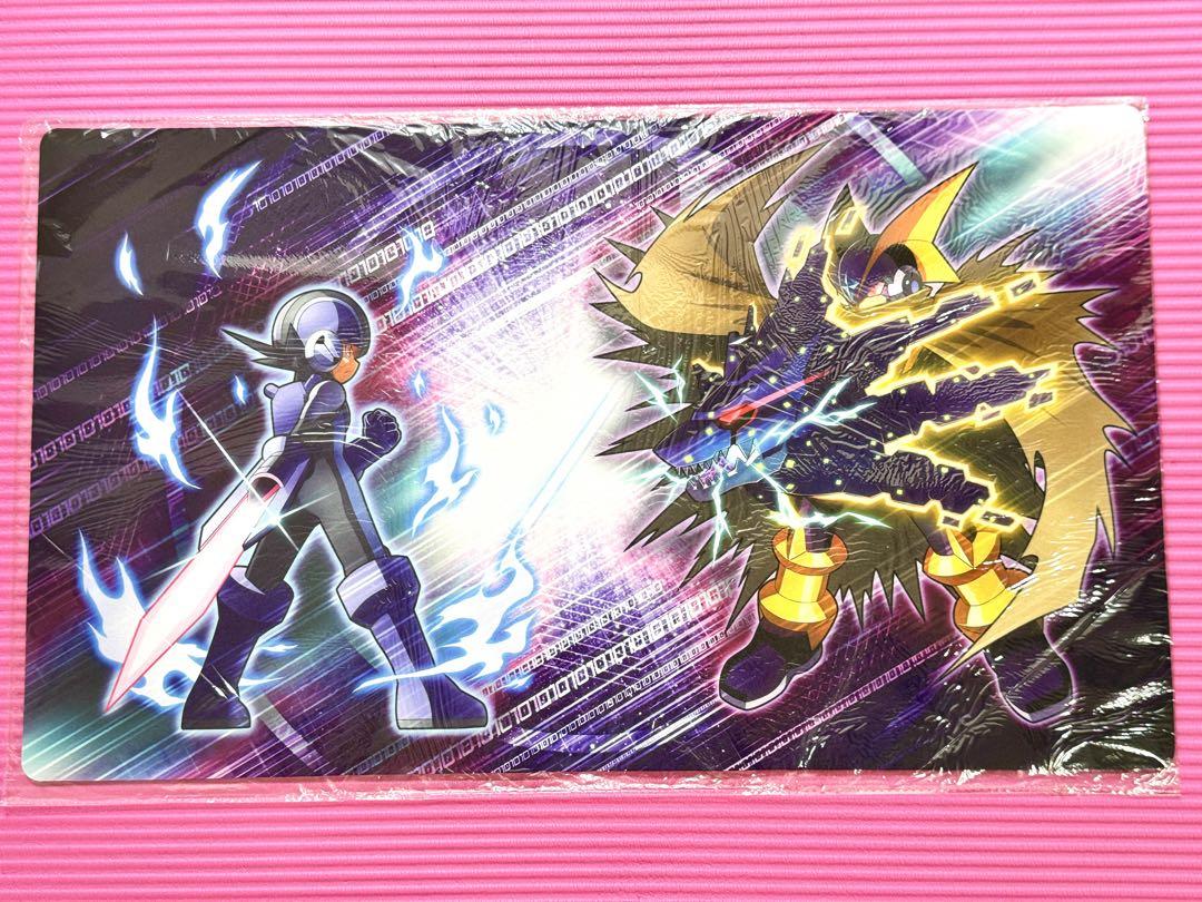 ロックマンエグゼ　フォルテGS ゴスペル　プレイマット ロックマンエグゼ フォルテGS ゴスペル プレイマット - メルカリ