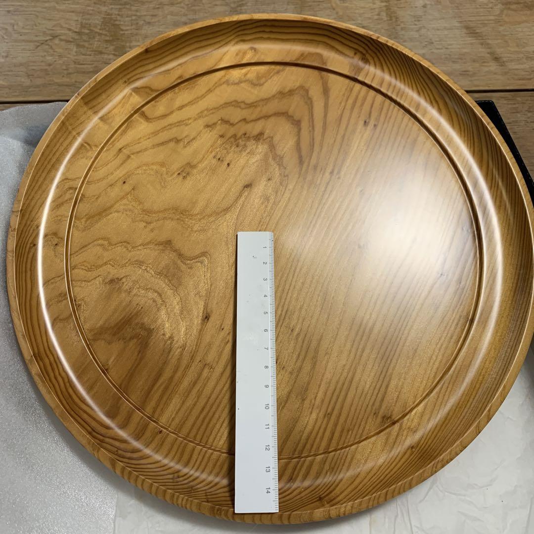新品 屋久杉 丸盆30cm 新品 屋久杉 丸盆30cm