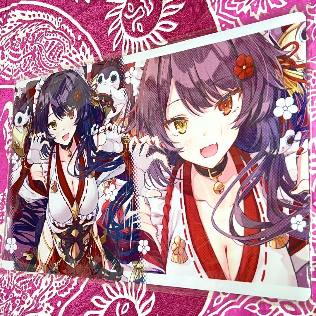 α1 にじさんじ 和装メイド&ソファー 戌亥とこ スリーブ&プレイマット Amazon.co.jp: にじ プレイマット ラバーマット 戌亥とこ さん