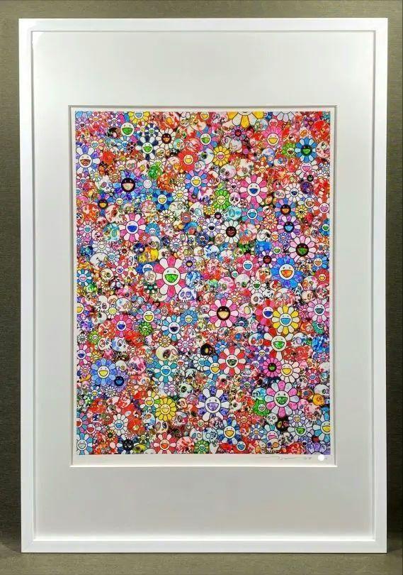 村上隆 版画 ∞∞∞ 額装済み （Takashi Murakami / 村上隆版画