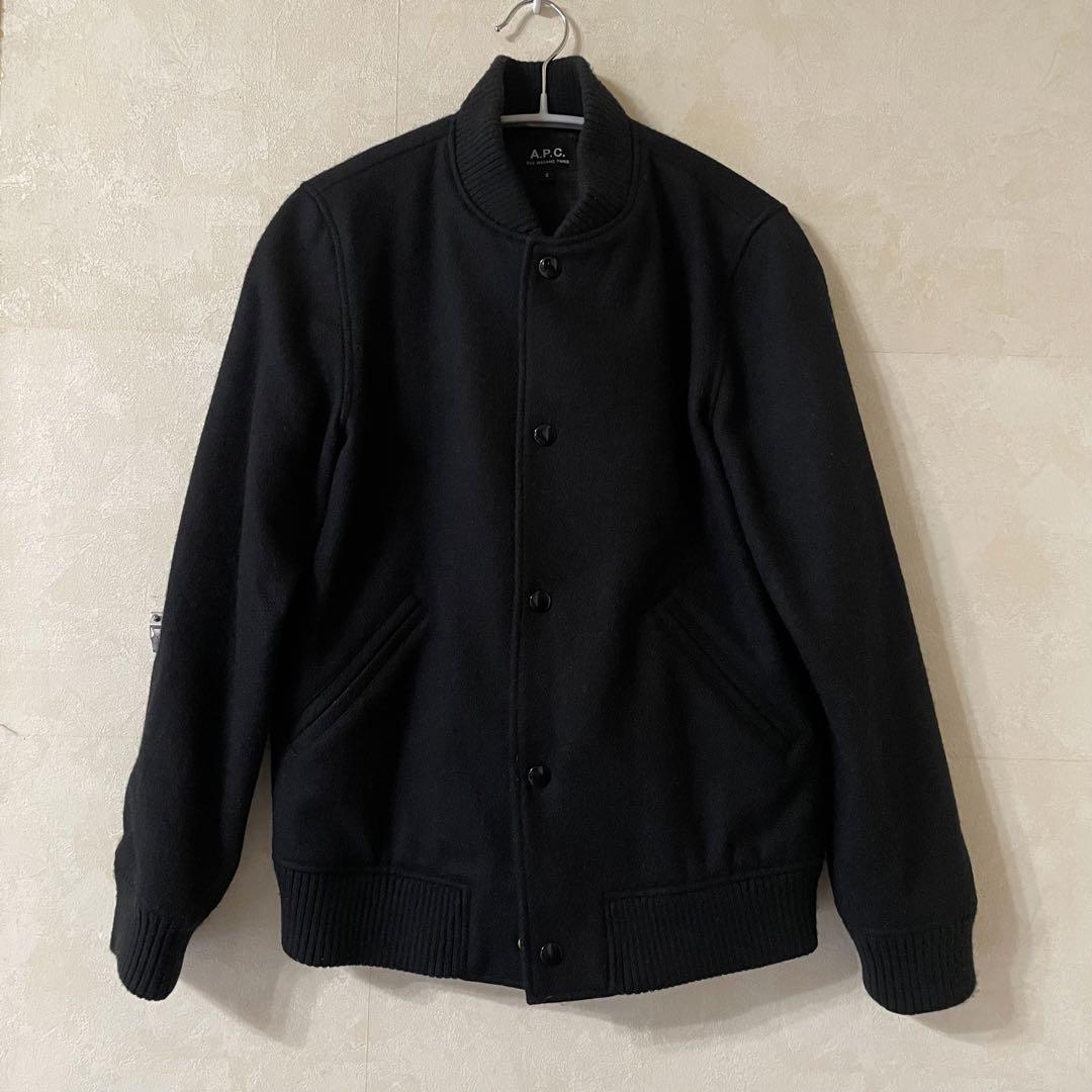 A.P.C. スタジャン ジャケット S 黒（デニムジャケット｜UNISEXE