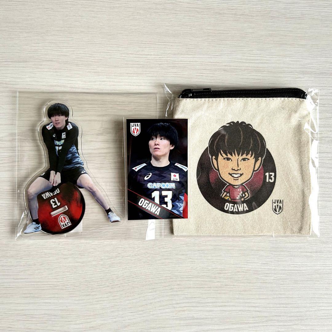 小川智大 チェキ 缶バッチ ステッカー バレーボール日本代表