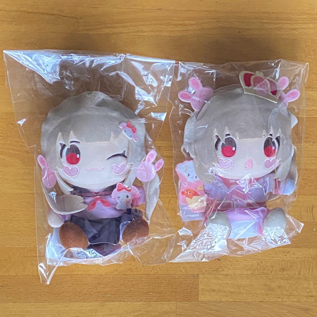 おすわりぬいぐるみ「名取さな×サンリオキャラクターズ」 2種
