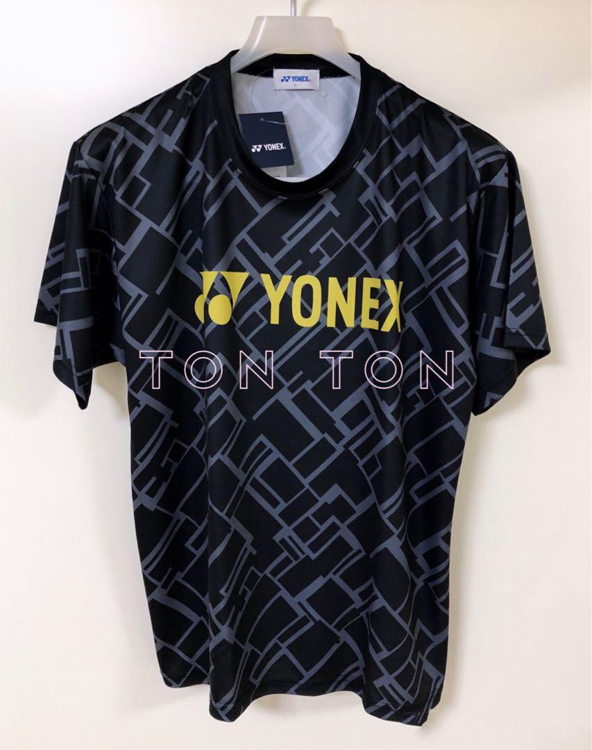 ヨネックス レア Tシャツ ブラック L 【 限定 】黒 × 金（YONEX