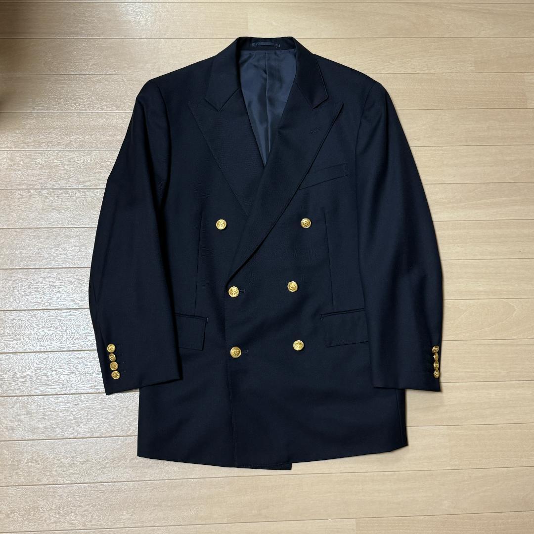 美品 J.PRESS ジェイプレス 紺ブレ 金ボタン ジャケット AB8 J.PRESS ジェイプレス 金釦 紺ブレ ジャケット Mサイズ メンズ