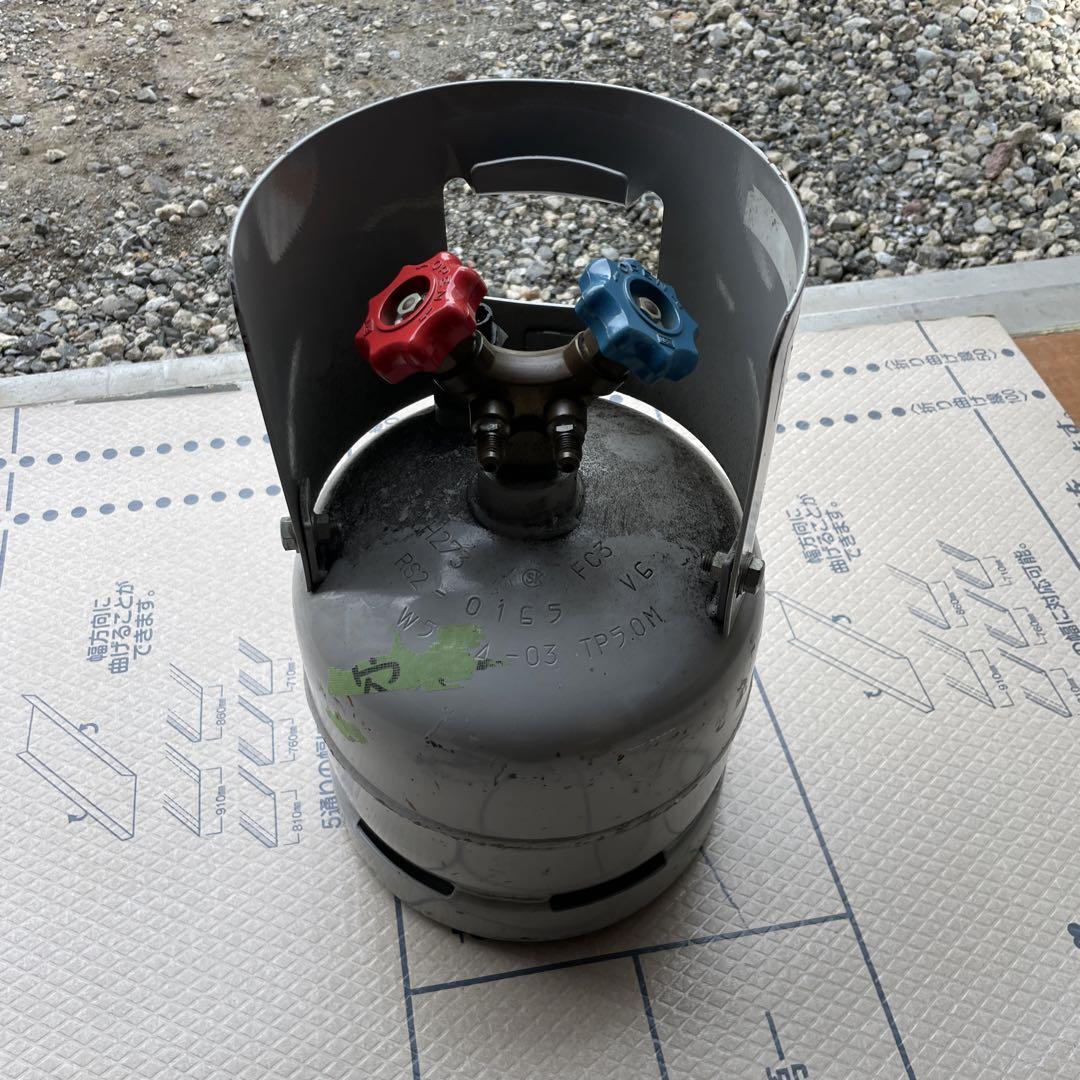 フロン 回収機 フロン回収容器 フロート付き（フロンガス回収用