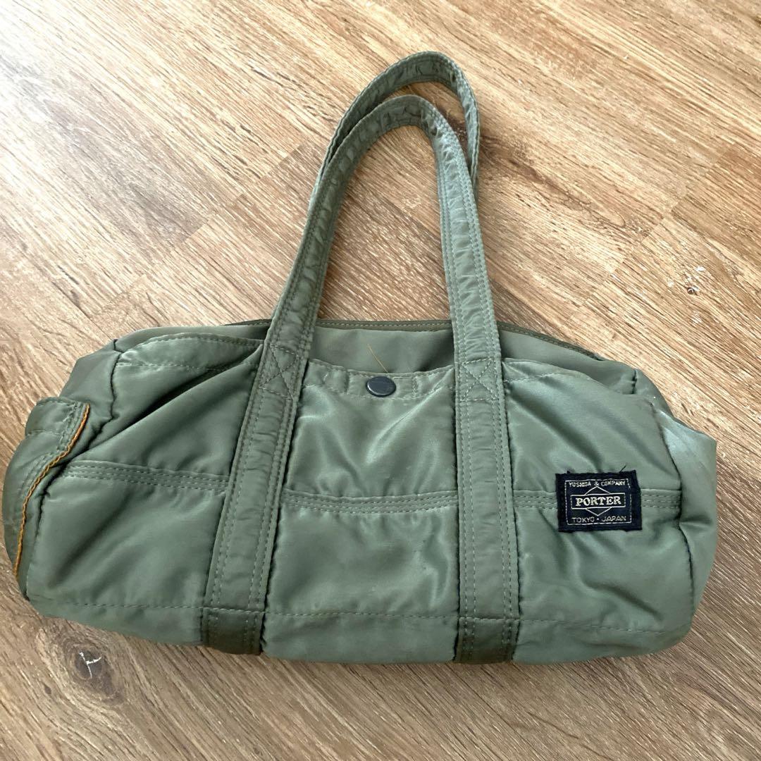 【良品】ポーター タンカー　ミニボストン　ドラムバッグ　カーキ　ナイロン TANKER(タンカー) DUFFLE BAG(L) | 吉田カバンホームページ