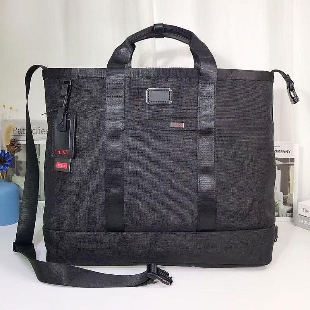 新品 TUMI ALPHA 2203152 キャリーオール・トート ブラック