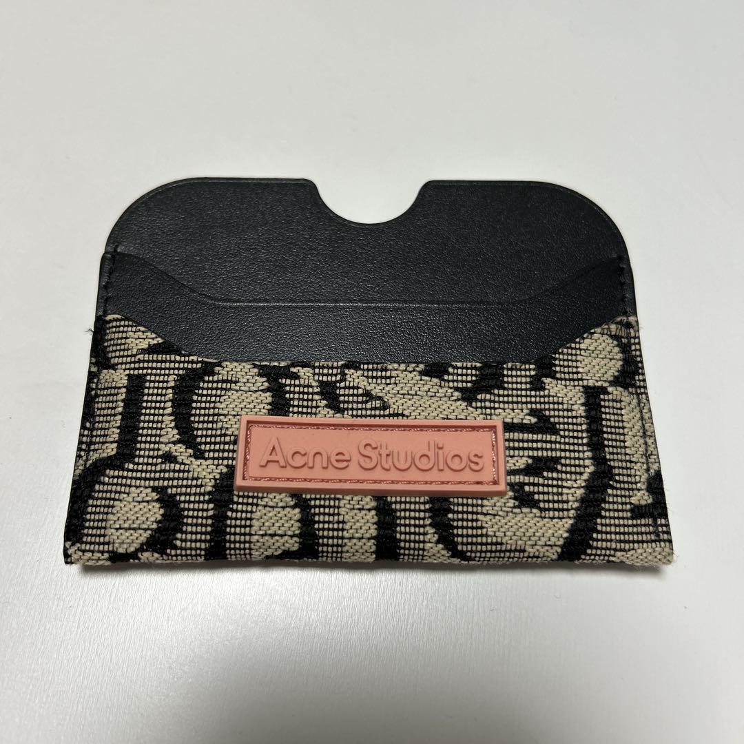 Acne Studios カードケース　ブラック Acne Studios 【SALE】アクネストゥディオズ カード ケース
