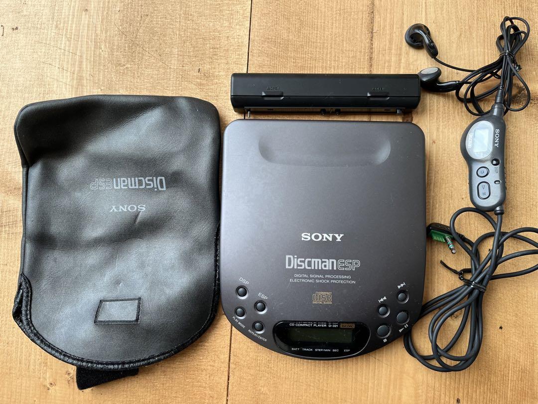 SONY Discman D-321（思い出家電】ソニーのディスクマン、音飛び