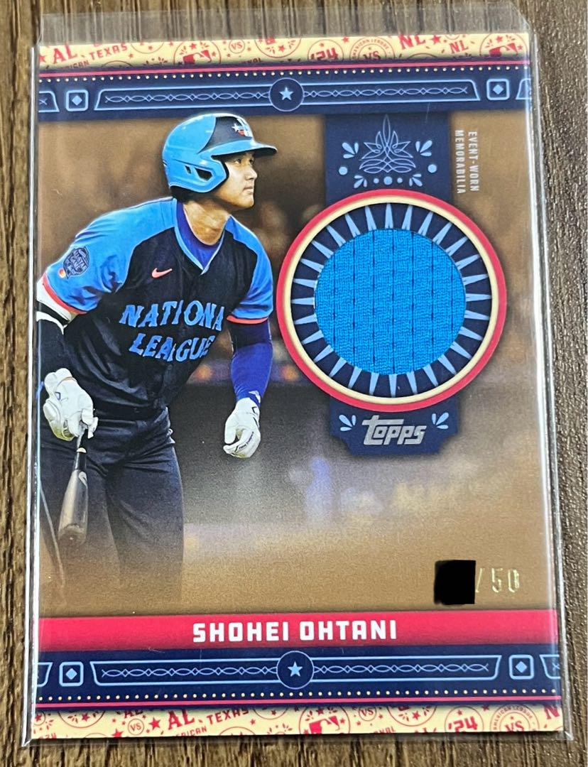 大谷翔平 実使用ジャージカード 週末限定価格】大谷翔平 実使用ジャージーカード topps - メルカリ