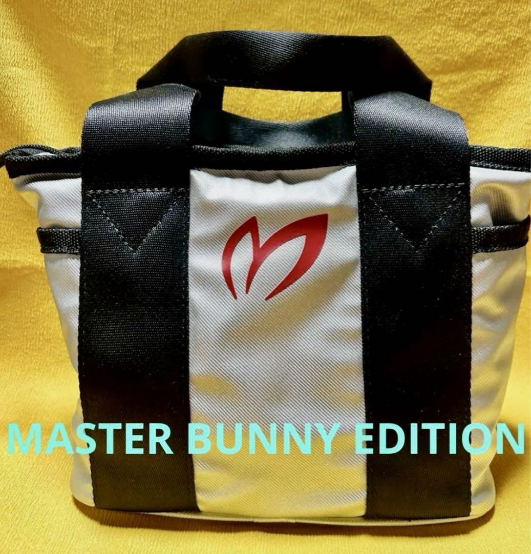 美品★MASTER BUNNY EDITION ゴルフバッグ エナメルブラック 中古 マスターバニーエディション MASTER BUNNY EDITION