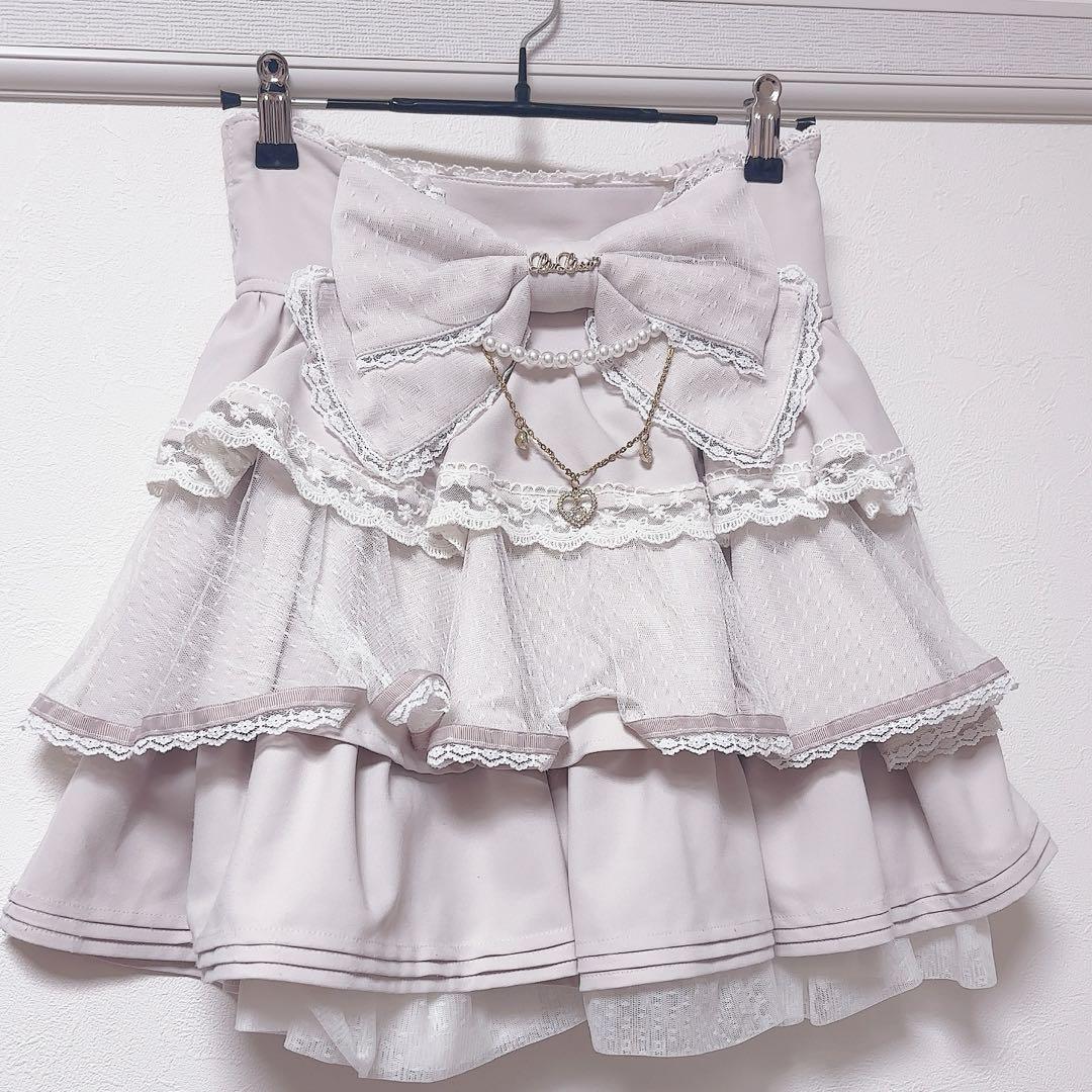 LIZLISA リズリサ ビッグリボンティアードスカート（新着商品