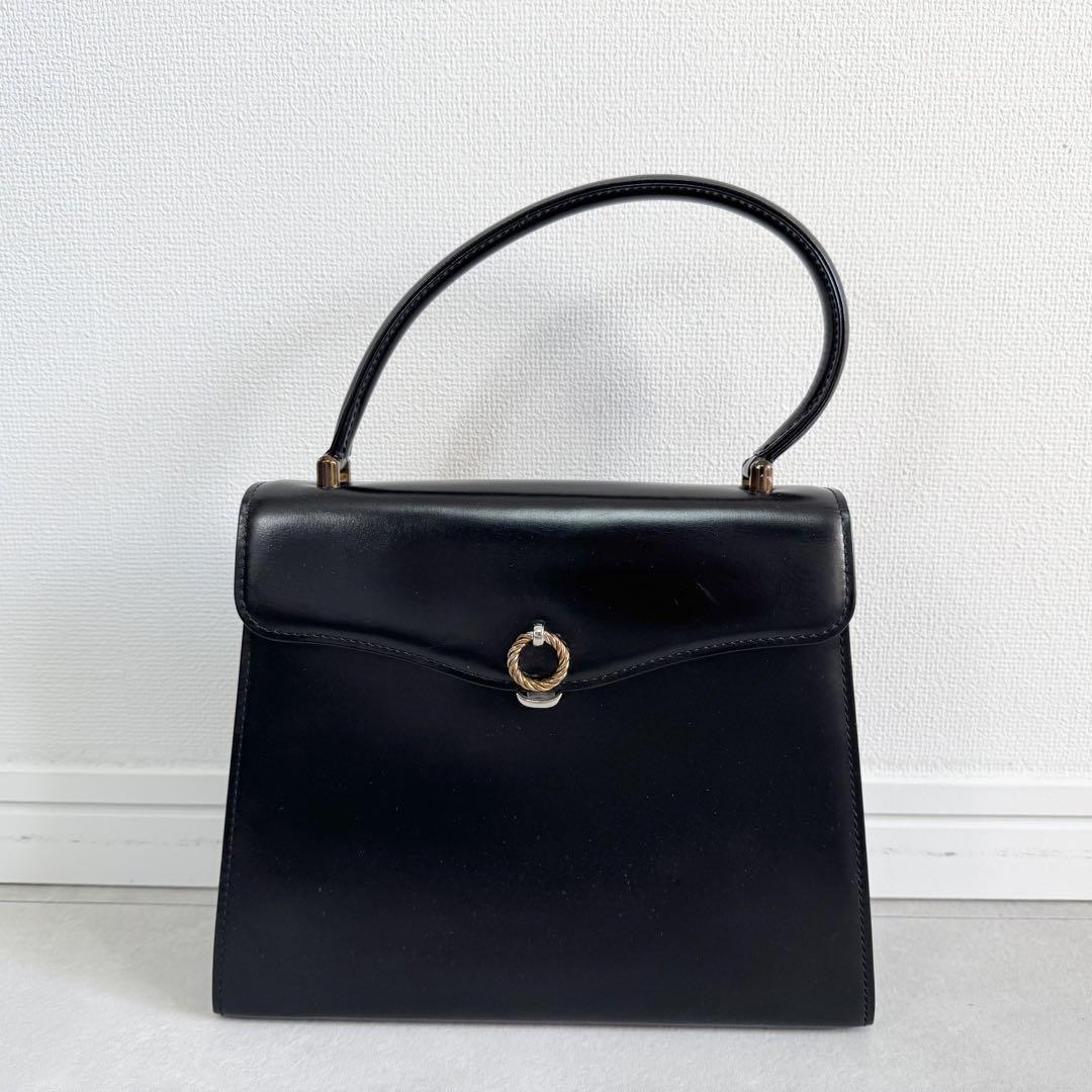 美品✨ WAKO ワコウ メッシュ 編み込み ハンドバッグ フォーマル ブラック 美品✨ WAKO ワコウ メッシュ 編み込み ハンドバッグ フォーマル