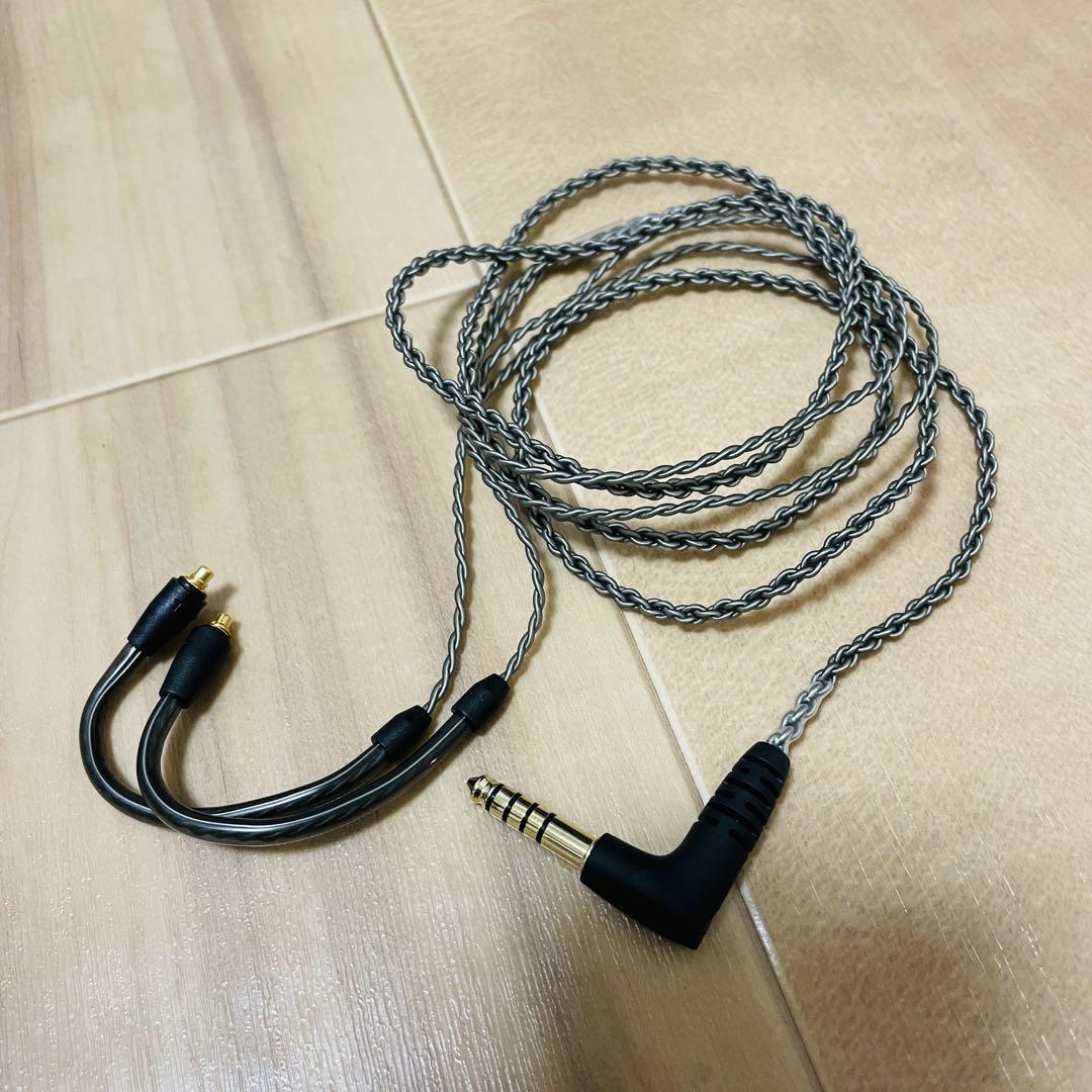 ゼンハイザー IEシリーズ用MMCXブレードケーブル 4.4mmバランス SENNHEISER 【中古】MMCX BRAIDED CABLE 4.4MM PLUG IEシリーズ